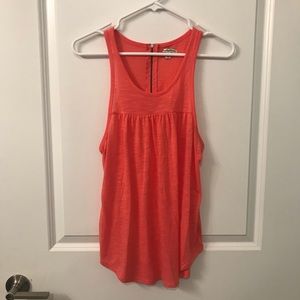 AMERICAN EAGLE OUTFITTERS Zipper Bank Coral Tank